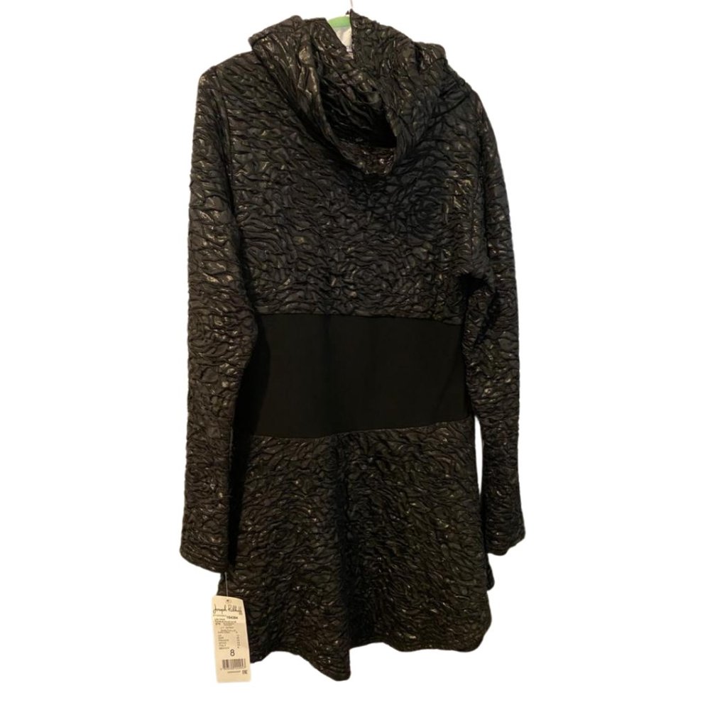 Black cowl neck dress